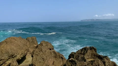 Mesmerizing Waves of South Java: A Coastal Symphony #09 動画素材 246718975