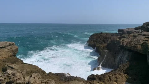 Mesmerizing Waves of South Java: A Coastal Symphony #05 Stock-Footage 246719389