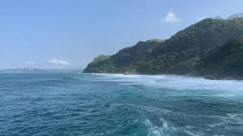 Mesmerizing Waves of South Java: A Coastal Symphony #5 Stock-Footage 246719429