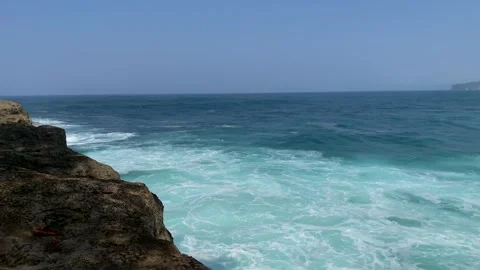 Mesmerizing Waves of South Java: A Coastal Symphony #03 Stock-Footage 246719453