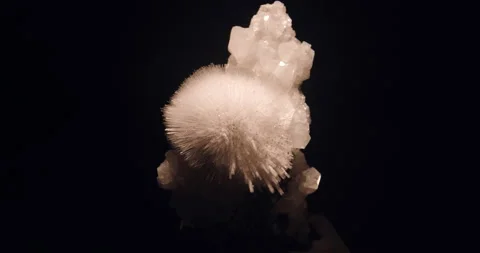 Mesolite Crystals Stock Footage 239920044