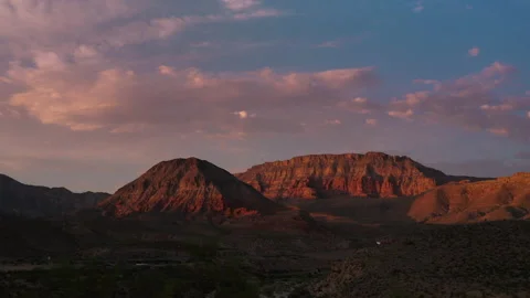 Mesquite--Virgin River Gorge Stock Footage 199737924