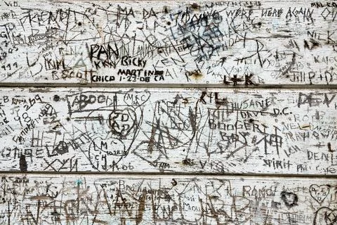 A mess of graffiti Stock Photos