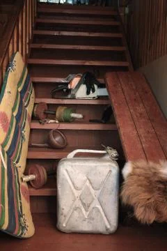 Mess On Staircase 写真素材