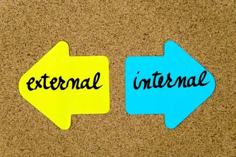 Message Absent versus Present Stock Photos