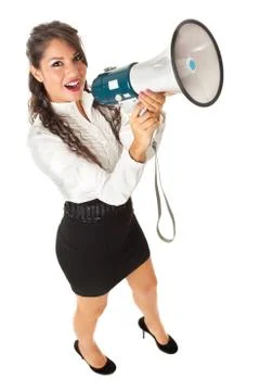 Message for all the employees Stock Photos