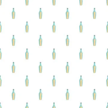 Message in a bottle pattern background for communication and hope 스톡 일러스트