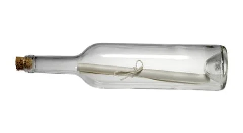 Message in a Bottle Stock Photos