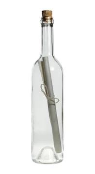 Message in a Bottle Stock Photos