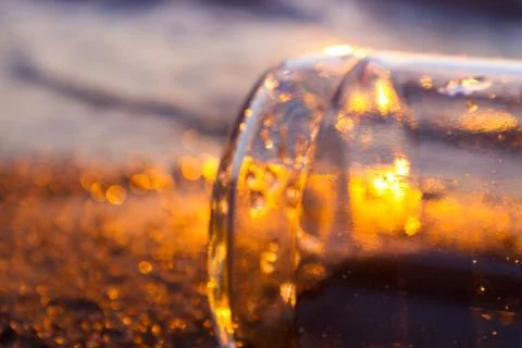 Message in bottle Stock Photos