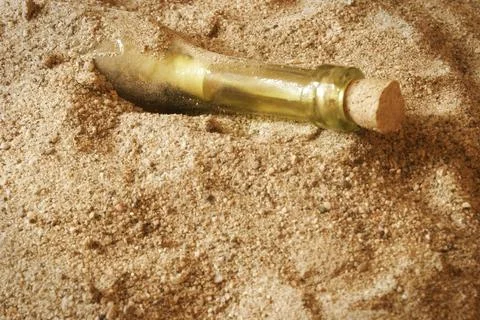 Message in a Bottle Stock Photos