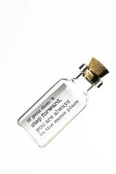 Message in a bottle Stock Photos