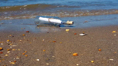 Message in a Bottle Series II 4K Stock Footage 51159445