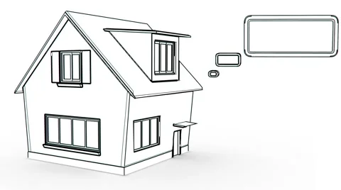 Message box house Stock Footage 2559402