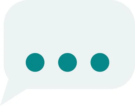 Message boxes and chats illustration in minimal style Illustrazione stock