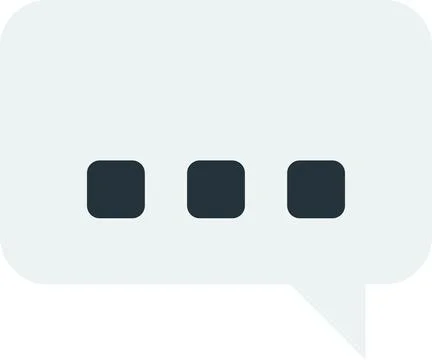 Message boxes and chats illustration in minimal style Illustrazione stock
