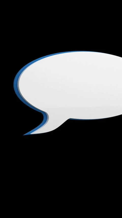 Message bubble icons 4k Stock Footage 324610829