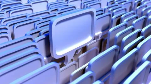 Message bubble Stock Illustration