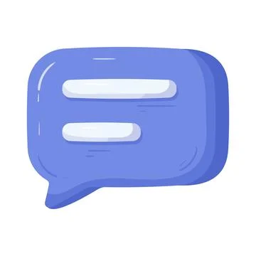 Message bubble Stock Illustration