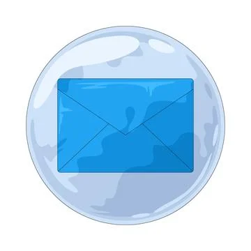 Message bubble illustration Stock Illustration