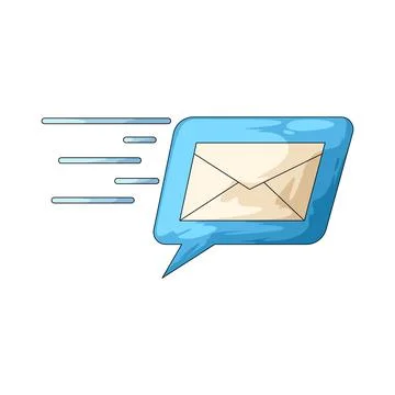 Message bubble illustration Stock Illustration