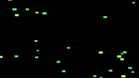 Message bubbles floating on black background overlay 4K Видео 336624918