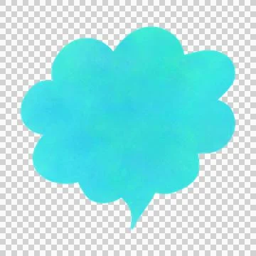 Message bubbles. Text balloon on phone display. Stock Illustration