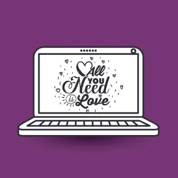 Message in calligraphy design Stock Illustration