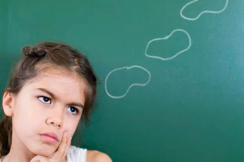 Message on chalkboard Stock Photos
