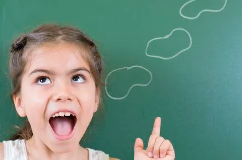 Message on chalkboard Stock Photos