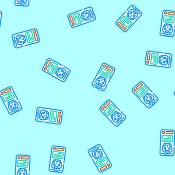 Message chat bot vector seamless pattern Stock Illustration