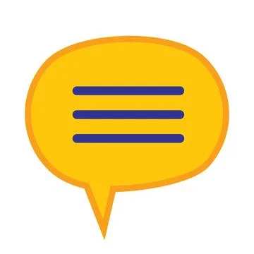 Message Chat Bubble Icon Stock Illustration