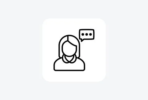 Message, chat fully editable vector fill icon Illustrazione stock