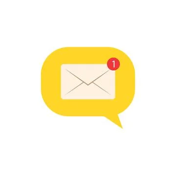 Message chat icon. email icon vector Stock Illustration
