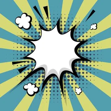 Message cloud colorful blue background sticker Stock Illustration