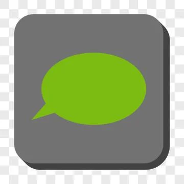 Message Cloud Rounded Square Button イラスト素材