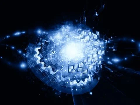 Message cluster Stock Illustration