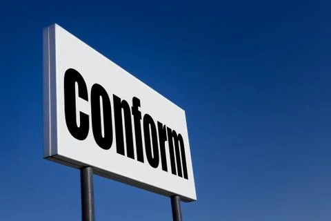 Message "CONFORM" Stock Photos