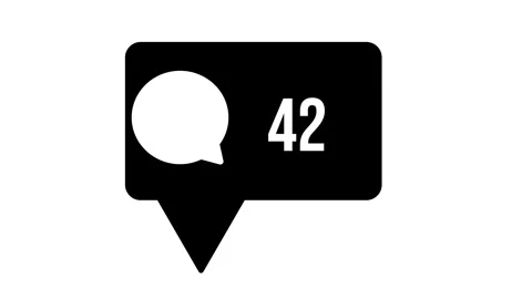 Message counting on white background. 스톡 동영상 297952243