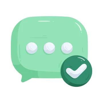 Message delivered Stock Illustration