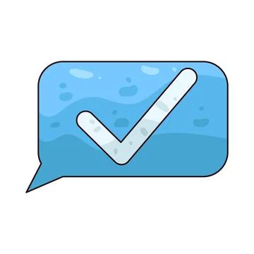 Message delivered illustration Illustrazione stock