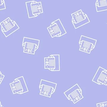 Message with discount line vector seamless pattern Stock Illustration