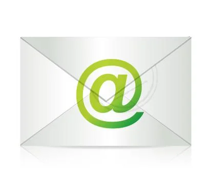 Message email illustration design Stock Illustration