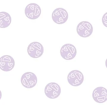 Message emoji glyph seamless pattern Stock Illustration