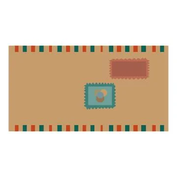 Message envelope object Stock Illustration