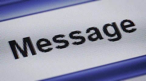 Message Stock Footage 57756240