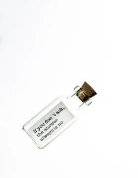 Message in a glass bottle Foto stock