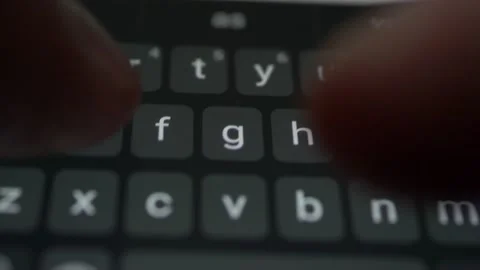 Message. Hands typing text on smartphone close-up. Stock Footage 154497565