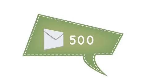 Message icon with increasing numbers 4k 스톡 일러스트