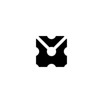 Message icon. Simple style delivery poster background symbol. Message brand.. Illustrazione stock